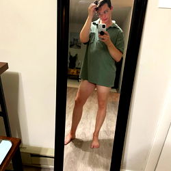 James's Mirror Selfie in Shirt and Boxers