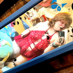 Vibrant Scene of Onlyfans Model in Lingerie