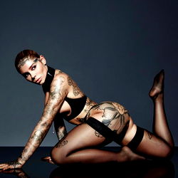 OnlyFans Model Ellis Cooper in Elegant Lingerie Ad