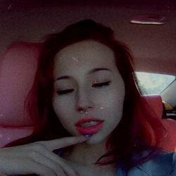 Stylish Model in Colorful Makeup and Outfit