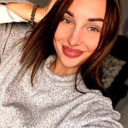 Aleksa, a model from Ukraine, on her OnlyFans page