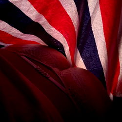 Flag of the United Kingdom Displaying Texture