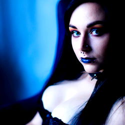 Vivacious Lady with Gothic Taste, Hailing from Québec