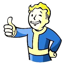 Vintage Vault Dweller's Thumbs Up