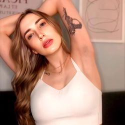 Striking OnlyFans Model Brooke in a Sports Bra