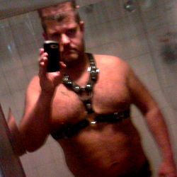 Fetish-Inspired Photographer in Shower