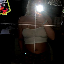 Alex, a Swedish OnlyFans Model, Captured in a Bathroom Mirror