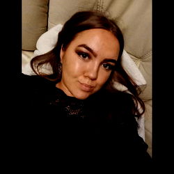 A young woman relaxing at home