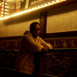 Mikey at a Sports Bar