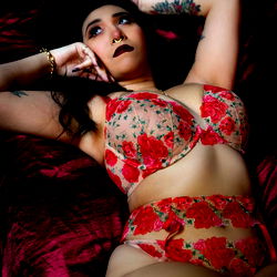 OnlyFans Model in Vintage Lingerie