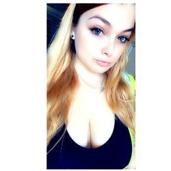 Rhiannon, a Sydney-based OnlyFans model with blonde hair and a unique style.