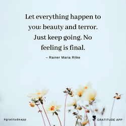 Let Everything Happen to You, Just Keep Going