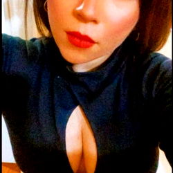 Miss Celin in a Black Top, Showcasing Her Stylish Look