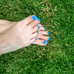 Brooklyn's Toes in the Grass
