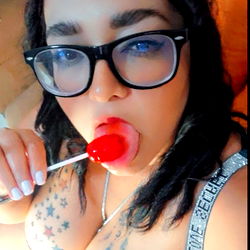 OnlyFans Model Aby Garcia Indulging in a Sweet Treat