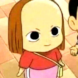 Justatease, a charming cartoon character