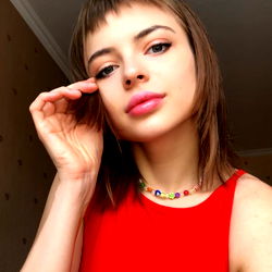 OnlyFans Model in Red