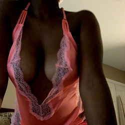 Ambers from Next to You: Erotic Model in Pink Lingerie