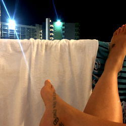 A Relaxing Foot Bath Scene with Mary Jane