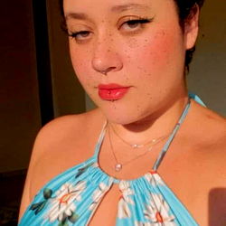 OnlyFans Model Akemi Moon in Vibrant Swimsuit