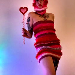 Female Onlyfans Model in Valentine's Day Outfit