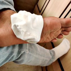 Foot with a Bandage