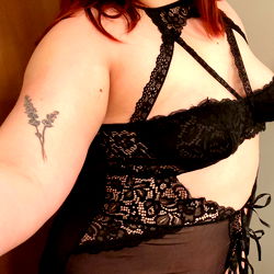 Meadow, an OnlyFans model in a risque lingerie