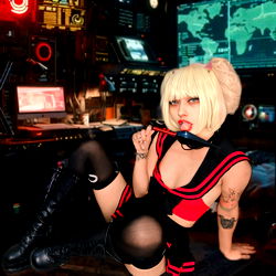 Cyberpunk Cosplay Model