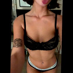 Onlyfans Model Alexxx in Black Lingerie