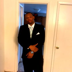 MJMoney Johnson, a model with a formal look