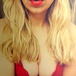 Sexy Red Lingerie Photoshoot