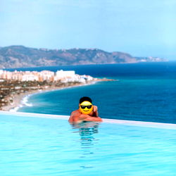 Sterling in a luxurious pool setting