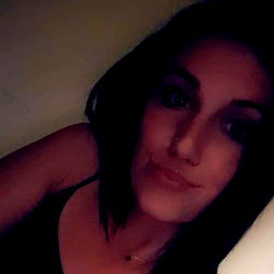 A woman with short hair