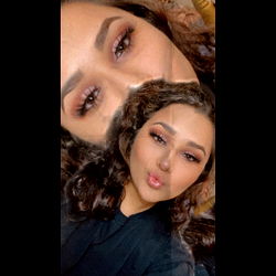 Stylish Angelica in Selfie Mirror