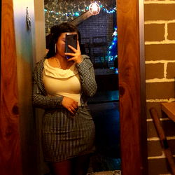 Candid Moment in a Restaurant Mirror