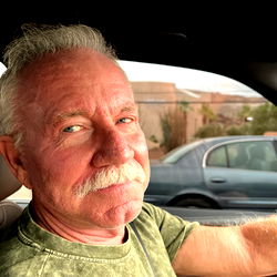 Excited Man in Palm Springs, CA