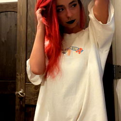 Audrie's Playful and Cute Moment in Bathrobe