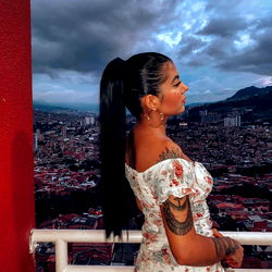 Stylish Camila Posing for Instagram