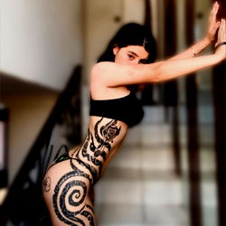 OnlyFans Model DARMY in Tattooed Bikini