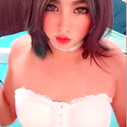 Model in a White Lingerie