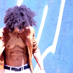 A Model Walking on a City Street