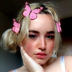 Woman with Butterfly Filters