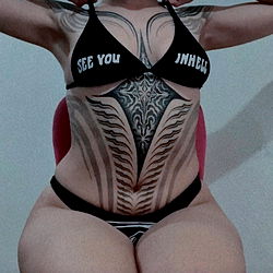 Fashionable Full-Body Tattoo Art