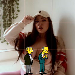 Dragunball: An AI-Powered Model Posing with The Simpsons Characters