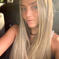 Artemisaok's Long Straight Blonde Hair in Car