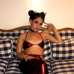 Seductive Alexa Vey in a Futuristic Outfit