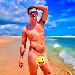 OnlyFans Model ThickDickBoi on a Beach Shoot