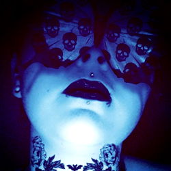 Alyssa's Tattooed Skull Makeup