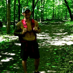 Sam in Outdoor Exercise Clothing