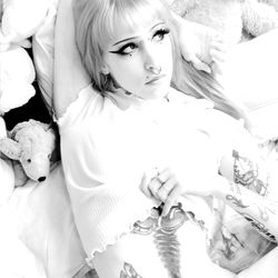 Vintage Model with Blonde Hair, OnlyFans